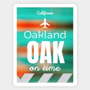 Oakland OAK California Sticker